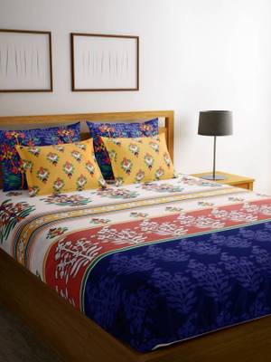 Raymond Cotton Abstract Double Bedsheet
