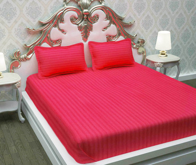 69% OFF on DIVINE CASA 300 TC Satin Double Striped Bedsheet(Pack of 1, Red) 69% OFF on DIVINE CASA 300 TC Satin Double Striped Bedsheet(Pack of 1, Red)
