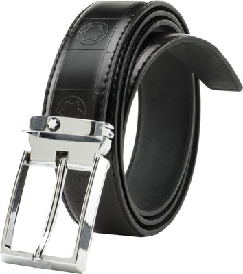 

Bacchus Men Formal Black Artificial Leather Belt