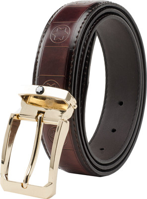 

Bacchus Men Formal Brown Artificial Leather Belt