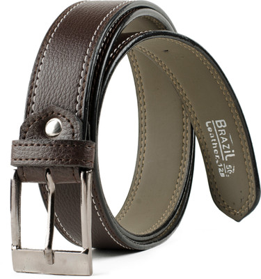 

Bacchus Men Formal Brown Genuine Leather Belt