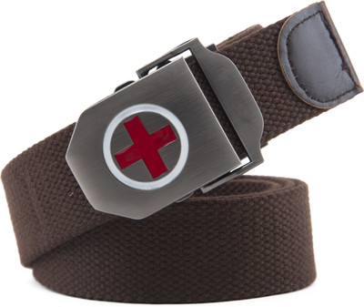 

Bacchus Men Casual Brown Artificial Leather Belt