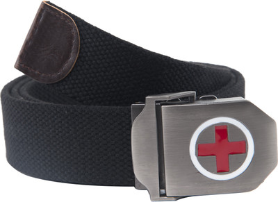 

Bacchus Men Casual Black Artificial Leather Belt