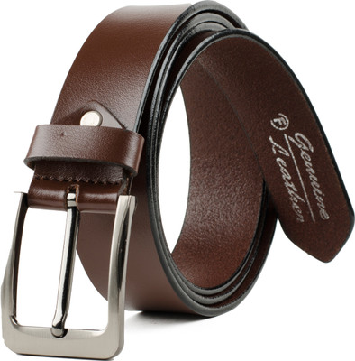 

Bacchus Men Formal Brown Genuine Leather Belt