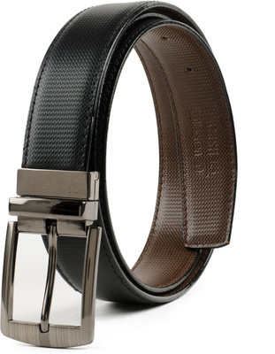 

Darito Men Formal Black Artificial Leather Reversible Belt
