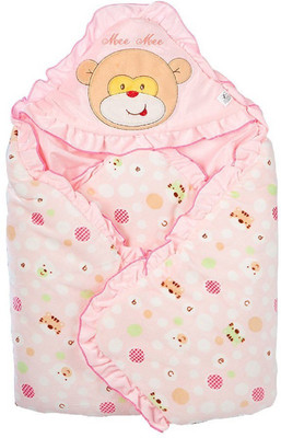 

MeeMee Printed  Blanket(Cotton, Pink