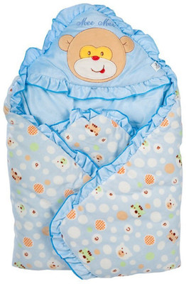 

MeeMee Printed  Blanket(Cotton, Blue