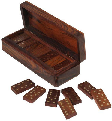 

Craft Art India Wooden Domino Pieces Classic Board Game