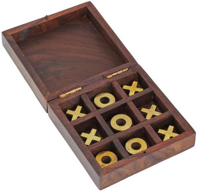 

Craft Art India Wooden Tic Tac Toe Puzzle Indoor / Outdoor Game Board Game