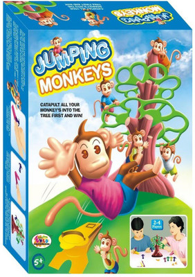 

Aaryan Enterprise Jumping Monkeys Junior For Kids Board Game
