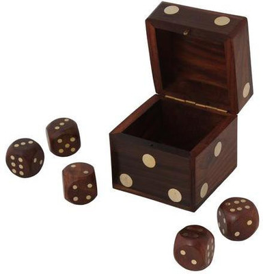 

Craft Art India Handmade Wooden Dice Board Game