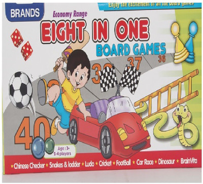 Aaryan Enterprise 8 in 1 Board Game For Friends and Family Picnic Board Game