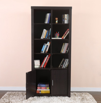 

Woodness Dublin Engineered Wood Semi-Open Book Shelf(Finish Color - Brown)