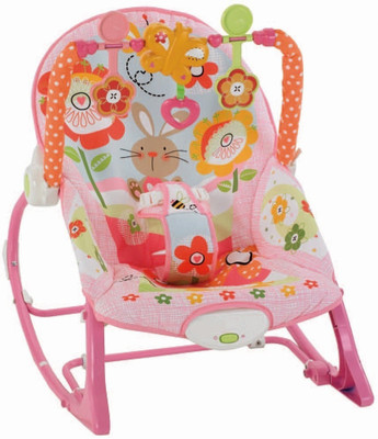 

Zest 4 Toyz multifunctional vibration baby musical rocking chair bouncer swing rocker electronic baby chair Electric Bouncer(Pink)