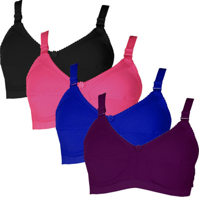 Teeny Bopper Absolute Full Coverage Women Full Coverage Non Padded Bra(Multicolor)