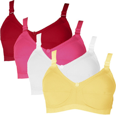 Teeny Bopper Absolute Full Coverage Women Full Coverage Non Padded Bra(Multicolor)