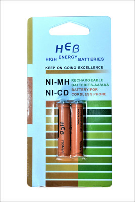 HEB High Energy Rechargeable cordless Phone and Camera Ni-MH Battery(Yes) available at flipkart for Rs.490