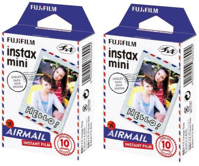 

Fujifilm Instax Mini Airmail (10X2) Film Roll(Yes 800 ISO Pack of 2)