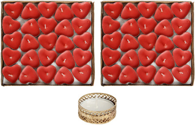 

1 For Everything Red-Candle-Heart Candle(Multicolor, Pack of 51)