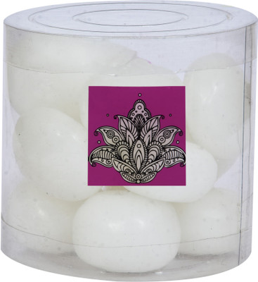 

Light Jewels Nugget Floaters Candle(White, Pack of 15)