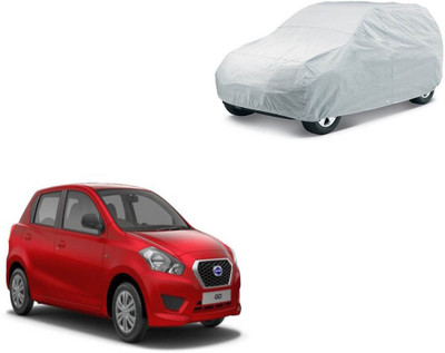 ABS AUTO TREND Car Cover For Datsun Go (Without Mirror Pockets)(Silver, For 2014 Models)