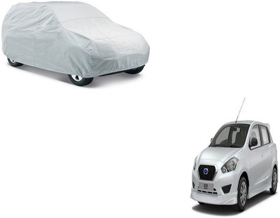 ABS AUTO TREND Car Cover For Datsun Go (Without Mirror Pockets)(Silver, For 2014 Models)
