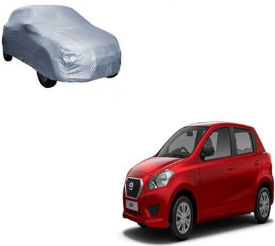 ABS AUTO TREND Car Cover For Datsun Go (Without Mirror Pockets)(Silver, For 2012 Models)