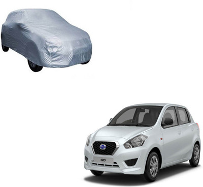 ABS AUTO TREND Car Cover For Datsun Go (Without Mirror Pockets)(Silver, For 2014 Models)