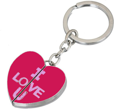 

MGP Fashion Love Heart Couple Romentic Gift KeyChain Metal No.316 Key Chain(Multicolor)