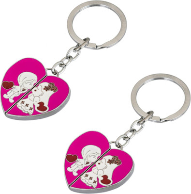 

MGP Fashion Metal Red Heart With Photo Frame Gift KeyChain ComboNo.320 Key Chain(Multicolor)