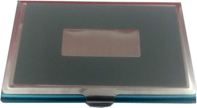 

one touch solution 20 Card Holder(Set of 1, Silver)