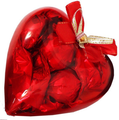 

Skylofts Stylish Small Acrylic Heart Gift Box with a cute teddy(7Pcs) Bars(60 g)