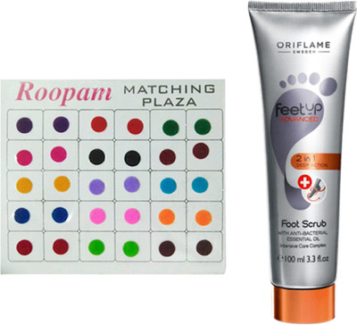 

Oriflame Sweden Bindi with Feet Up Advanced 2 in 1 Deep Action Foot Scrub 100ml(Set of 2)