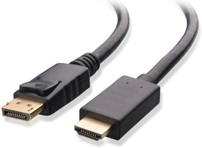 

Oxza Display Port Male To Male HDMI Cable(Compatible with HDTV, TV, Computer,, Black)