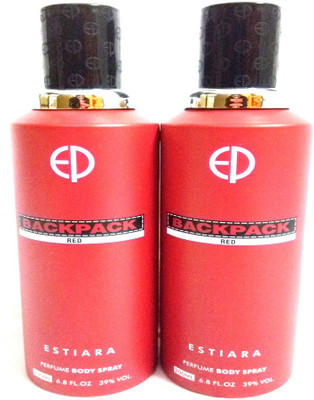 

Estiara BACKPACK Body Spray - For Men(400 ml, Pack of 2)