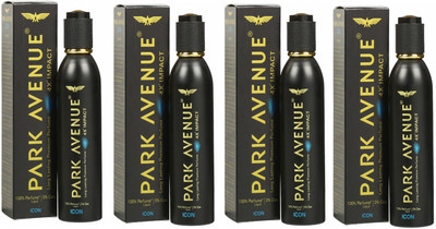 

Park Avenue 4 X icon deo Deodorant Spray - For Men(120 ml, Pack of 4)