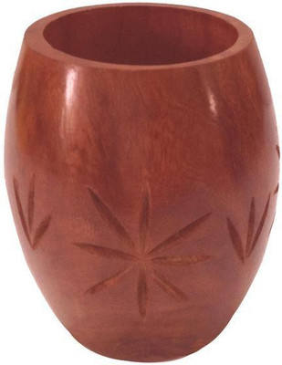 

Craft Art India 1 Compartments Wooden Pen Holder(Brown)