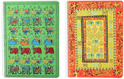 

idolcollections A5 Notebook(Notebook, Multicolor, Pack of 2)