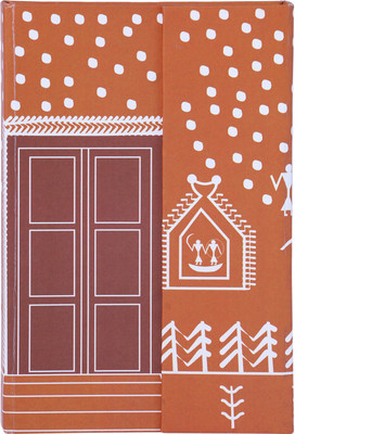 Toshakhana Regular Diary(Magnetic Flap Diary, Brown, White)