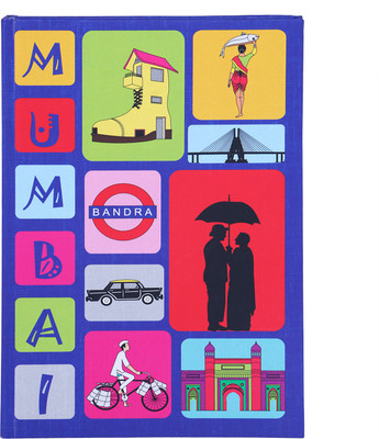 

Toshakhana A5 Diary(The left side of page has soft figure of an Indian monument on unruled page and right side page has ruled paper., Multicolor)