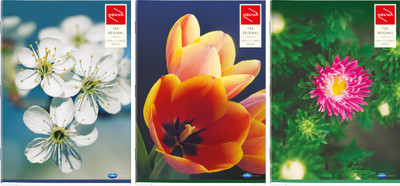 

Navneet A4 Notebook(Exotic Flower Series, Multicolor, Pack of 3)