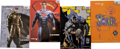 

Worldstar A4 Note Book(Super Heroes, White, Pack of 6)