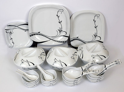 

DEVSUN Elite Pack of 41 Dinner Set(Melamine)