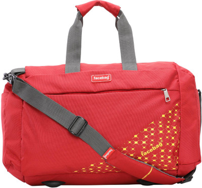 

FACEBAG 9 inch/23 cm Facebag-TBA-10-Big-Red-Duffel-Bag Travel Duffel Bag(Red)
