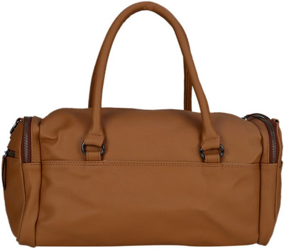 

Old Tree (Expandable) Plain Tan Travel Duffel Bag(Beige)