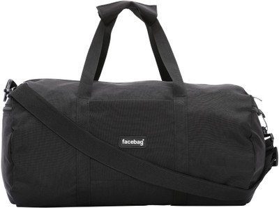 

FACEBAG 9 inch/23 cm Facebag-JBK-4-Black-Duffel-Bag Travel Duffel Bag(Black)