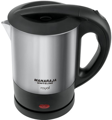 

Maharaja Whiteline ROYAL EK-102 Electric Kettle(1 L, Premium Black and Metal Finish)