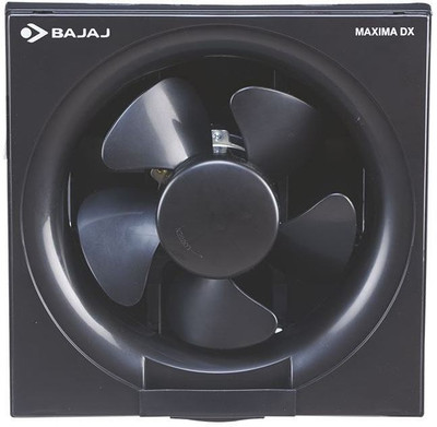 

Bajaj Maxima DxI 200 mm 5 Blade Exhaust Fan(Black, Pack of 1)