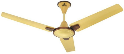 Bajaj ARK 1200 mm 3 Blade Ceiling Fan(Sunshine Gold, Pack of 1)
