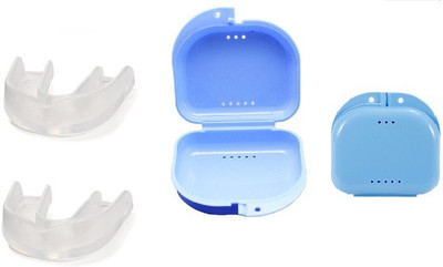 

Everlast Single MG with carry Case Mouth Guard(Standard, White), Clear
